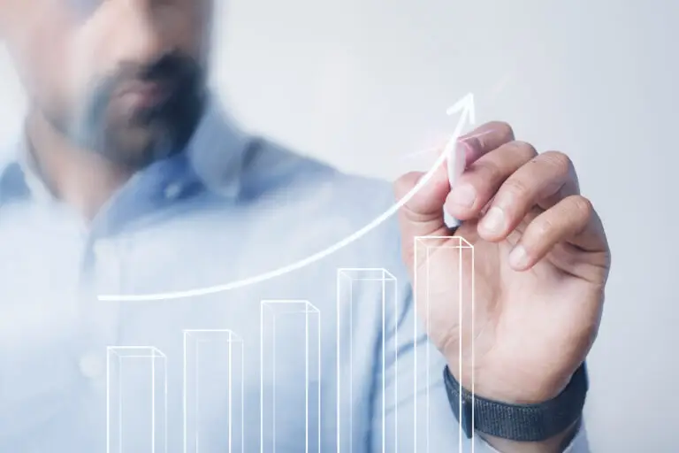 Chart showing growth in homeowner leads over time
